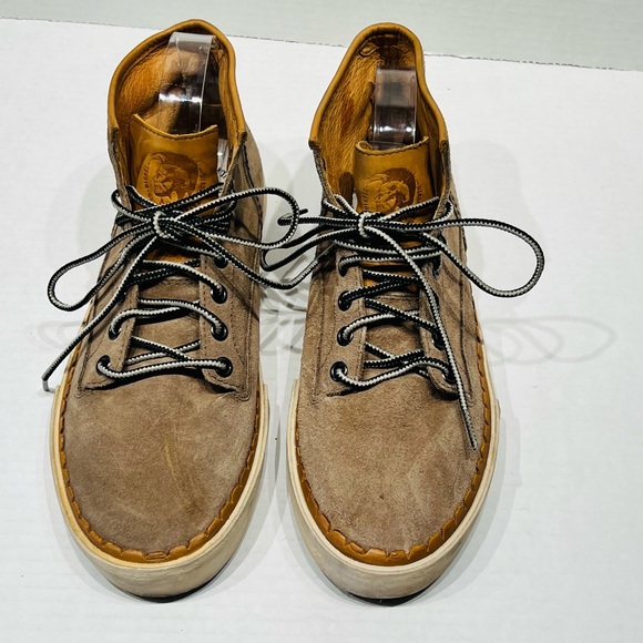 DIESEL SUEDE LEATHER Flat Ankle Boots Size 7.5 New without Tag main image 7